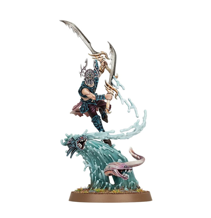 Idoneth Deepkin: Ikon of the Storm - wariant z podwójnymi mieczami