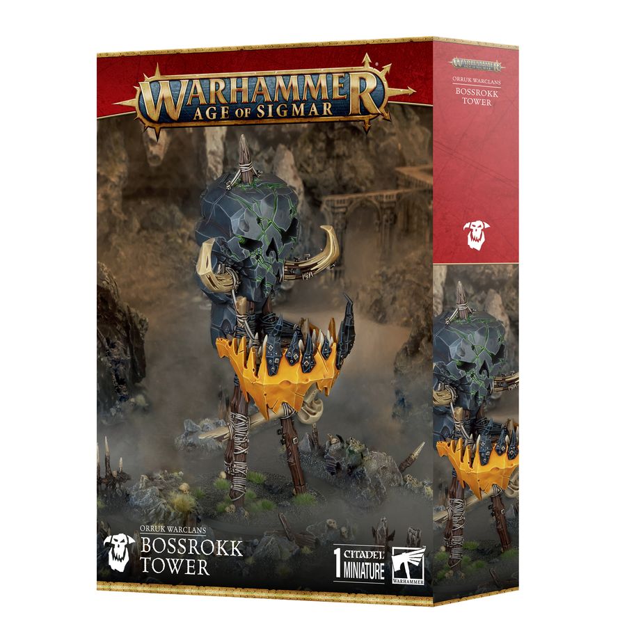 Bossrokk Tower - opakowanie Orruk Warclans Warhammer Age of Sigmar 1 Citadel Miniature Games Workshop