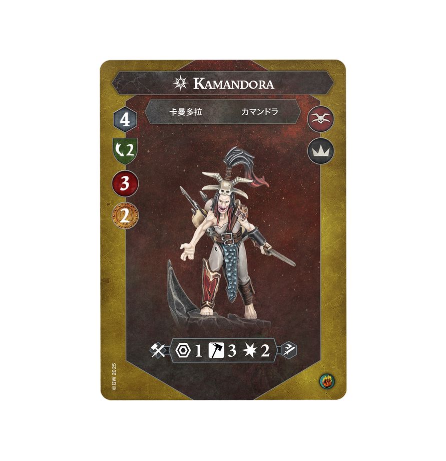 Kamandora - karta wojownika