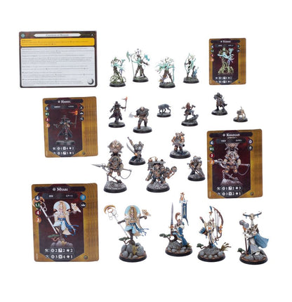 Order Warbands Heroes and Hunters - ramki push-fit z komponentami 4 warbandów Warhammer Underworlds