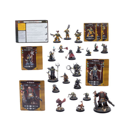 Destruction Warbands Brutes and Bandits - ramki push-fit z komponentami 4 warbandów Warhammer Underworlds