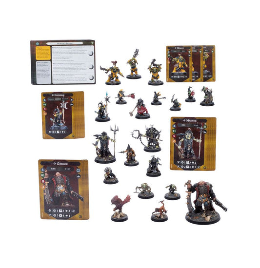 Destruction Warbands Brutes and Bandits - ramki push-fit z komponentami 4 warbandów Warhammer Underworlds