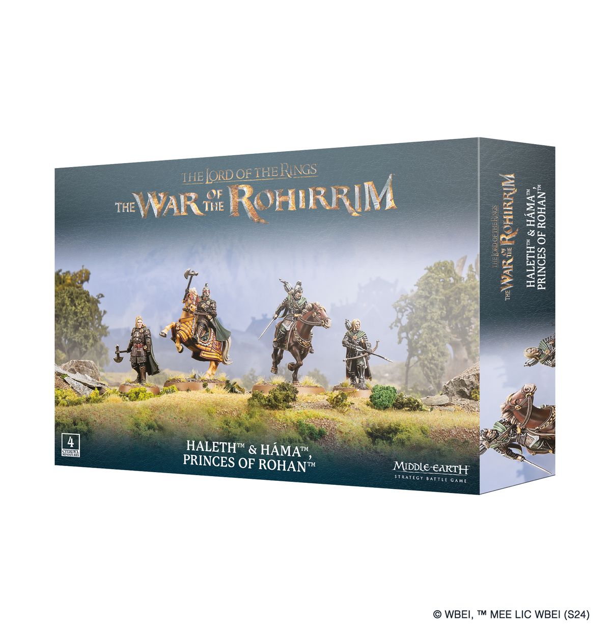 Pudełko zestawu Haleth & Háma, Princes of Rohan – Middle-earth Strategy Battle Game, War of the Rohirrim

