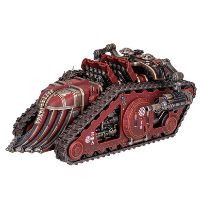 Karacnos Assault Tank - widok z przodu otwarta bateria moździerzy