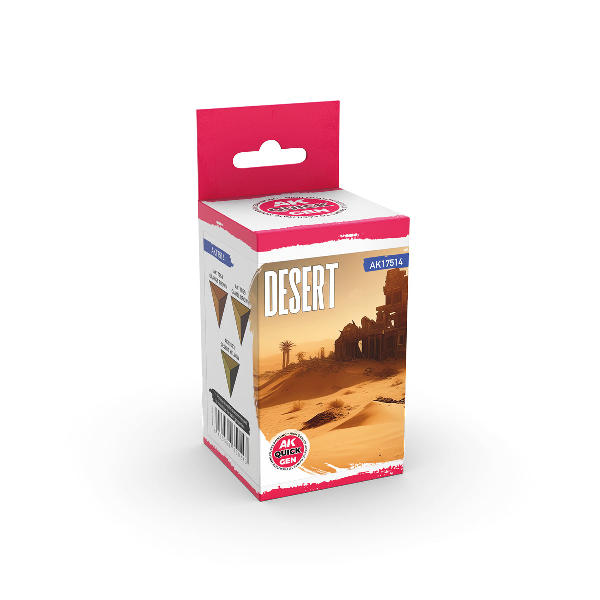 Desert AK Interactive Quick Gen AK17514 - zestaw 3 farb akrylowych do modeli i dioram w klimatach pustynnych - AK Interactive
