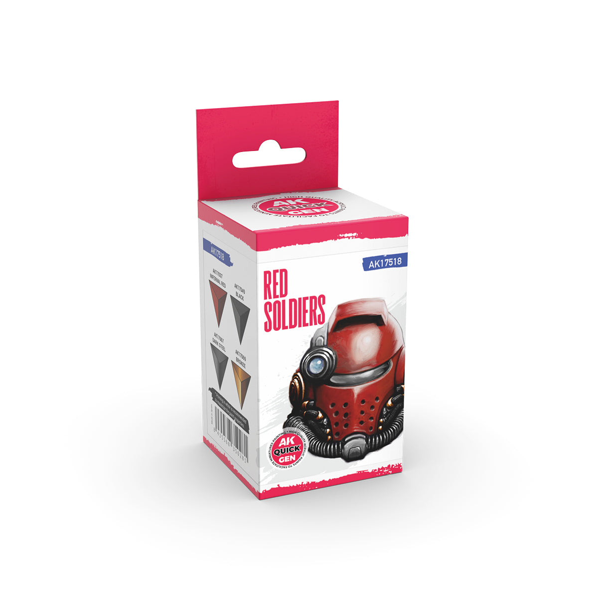 Red Soldiers AK Interactive Quick Gen AK17518 - zestaw 4 farb akrylowych do figurek żołnierzy sci-fi - AK Interactive
