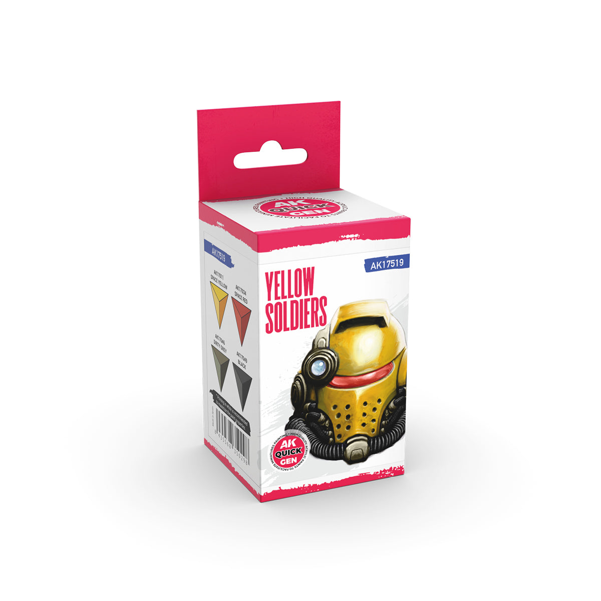Yellow Soldiers AK Interactive Quick Gen AK17519 - zestaw 4 farb akrylowych do figurek żołnierzy sci-fi - AK Interactive
