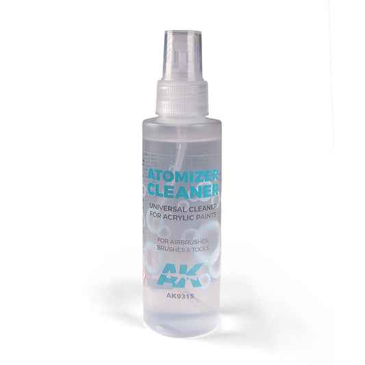 Atomizer Cleaner 125ml AK Interactive AK9315 - spray czyszczący do aerografu pędzli i narzędzi modelarskich - AK Interactive
