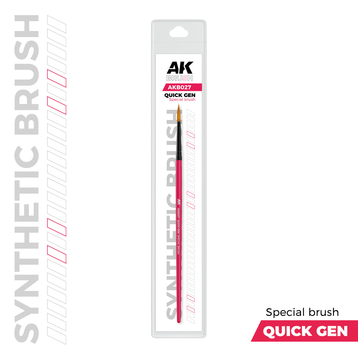 AK Interactive Quick Gen Special Brush AKB027 - pędzel w opakowaniu blister AK Brush