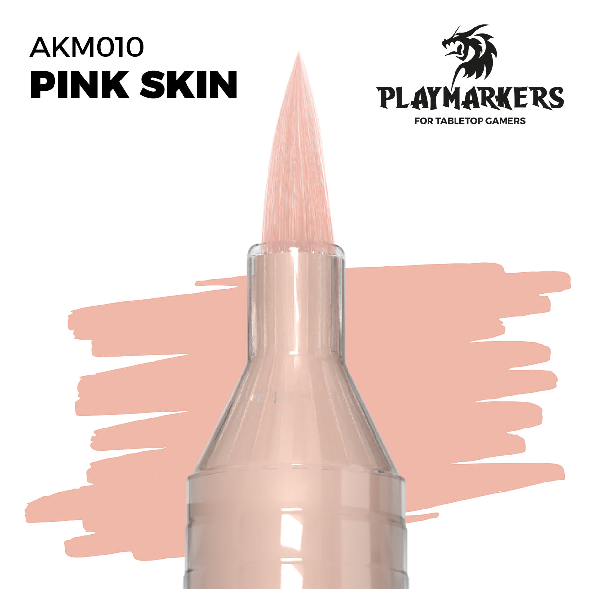 Pink Skin AKM010 AK Interactive Playmarker końcówka i próbka koloru - różowy odcień skóry marker akrylowy - AK Interactive