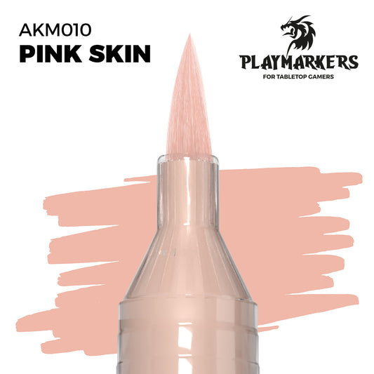 Pink Skin AKM010 AK Interactive Playmarker końcówka i próbka koloru - różowy odcień skóry marker akrylowy - AK Interactive