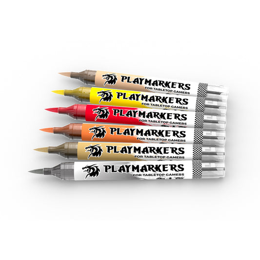 Heroes Playmarker Set AKM101 - markery Playmarkers AK Interactive rozłożone
