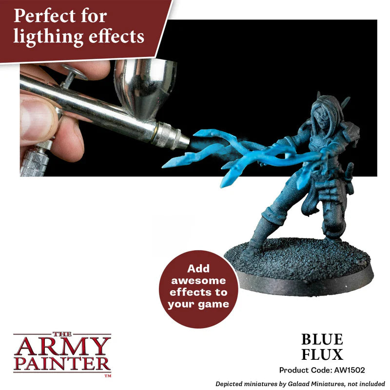 Blue Flux Warpaints Air - idealna do efektów świetlnych i błyskawic na figurkach - The Army Painter
