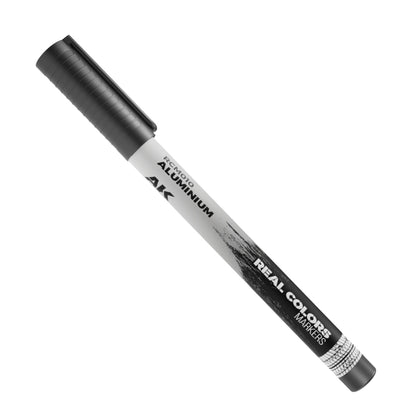 Aluminium RCM010 AK Interactive Real Colors Marker - metaliczny srebrny marker akrylowy do modeli i figurek - AK Interactive
