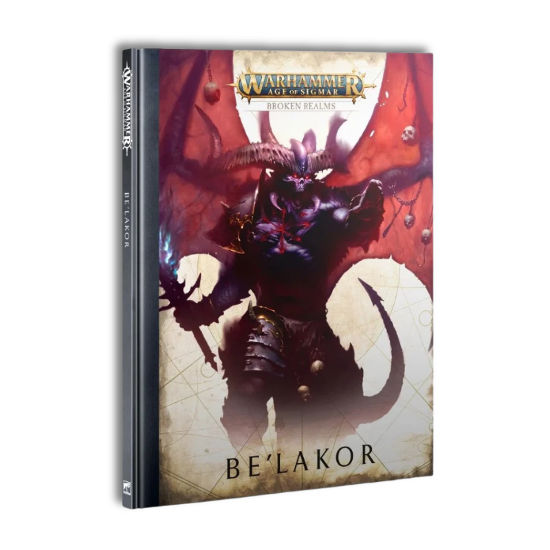 Broken Realms: Be'lakor – okładka suplementu kampanijnego Warhammer Age of Sigmar, Games Workshop
