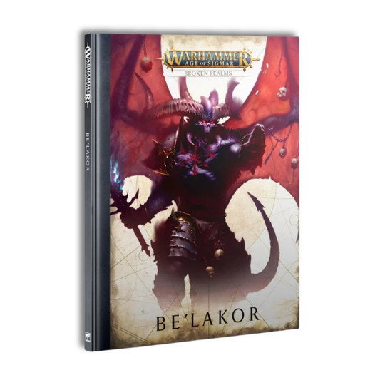 Broken Realms: Be'lakor – okładka suplementu kampanijnego Warhammer Age of Sigmar, Games Workshop
