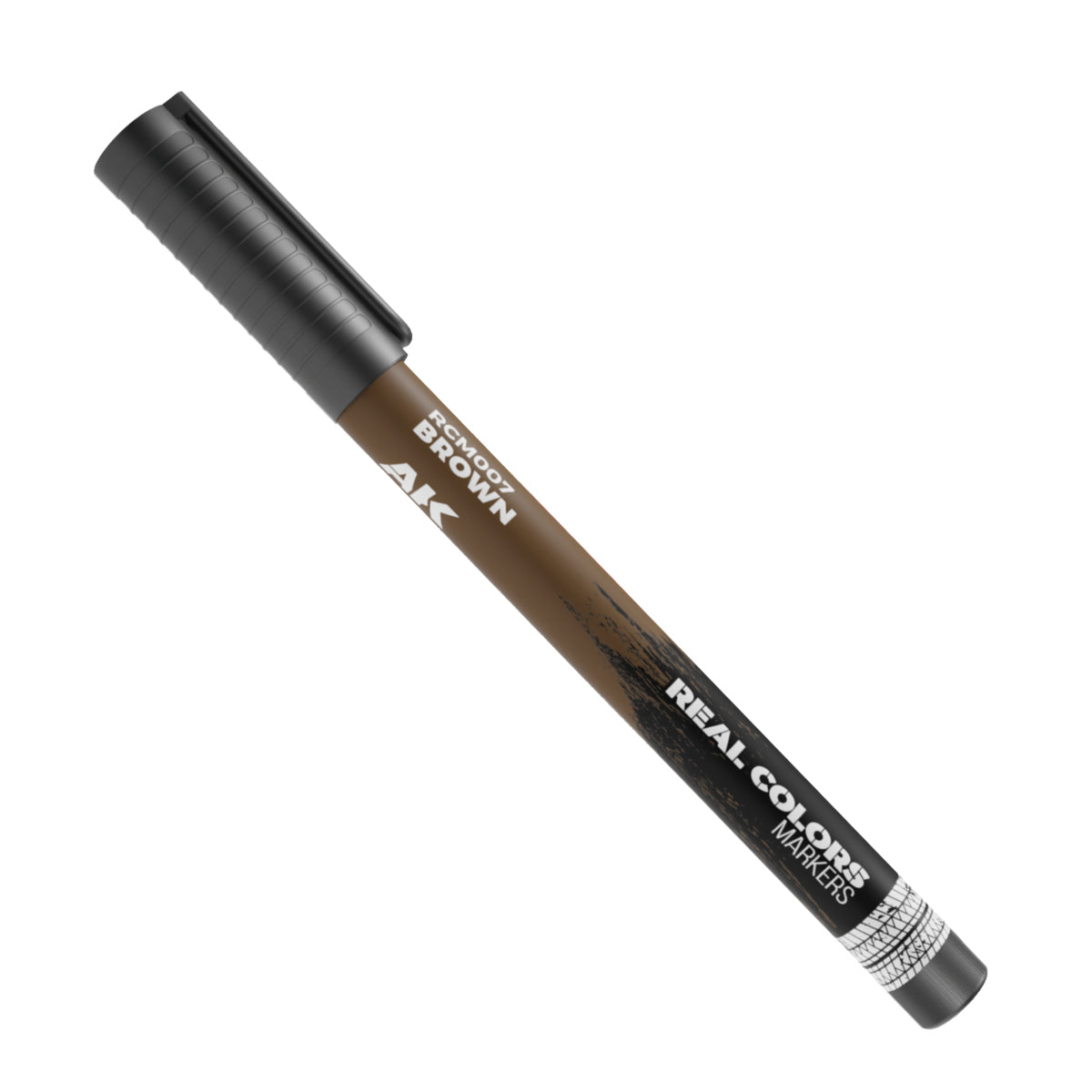 Brown RCM007 AK Interactive Real Colors Marker - ciepły złocisto-brązowy marker akrylowy do modeli i figurek - AK Interactive
