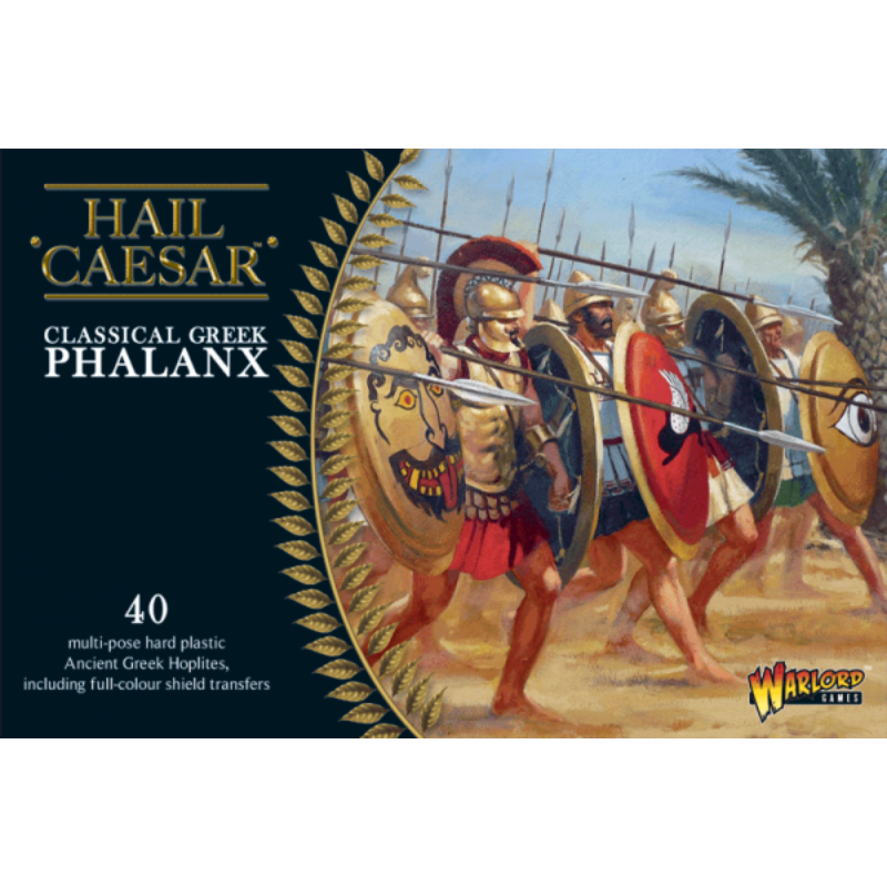 Classical Greek Phalanx pudełko Hail Caesar Warlord Games WGH-GR-03 – 40 figurek hoplitów 28mm
