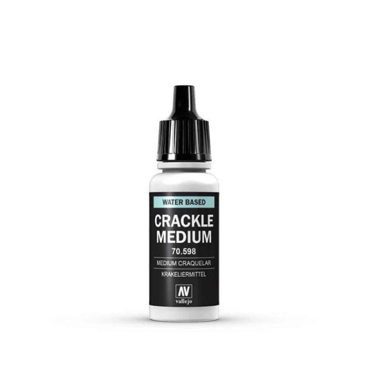Vallejo Crackle Medium 70.598 - medium akrylowe 17ml do tworzenia efektu spękanej farby na figurkach i dioramach - Vallejo