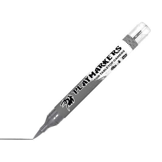 Dark Grey AKM006 AK Interactive Playmarker marker ukośnie z końcówką pędzelkową - ciemnoszary marker akrylowy do figurek Warhammer i gier tabletop - AK Interactive
