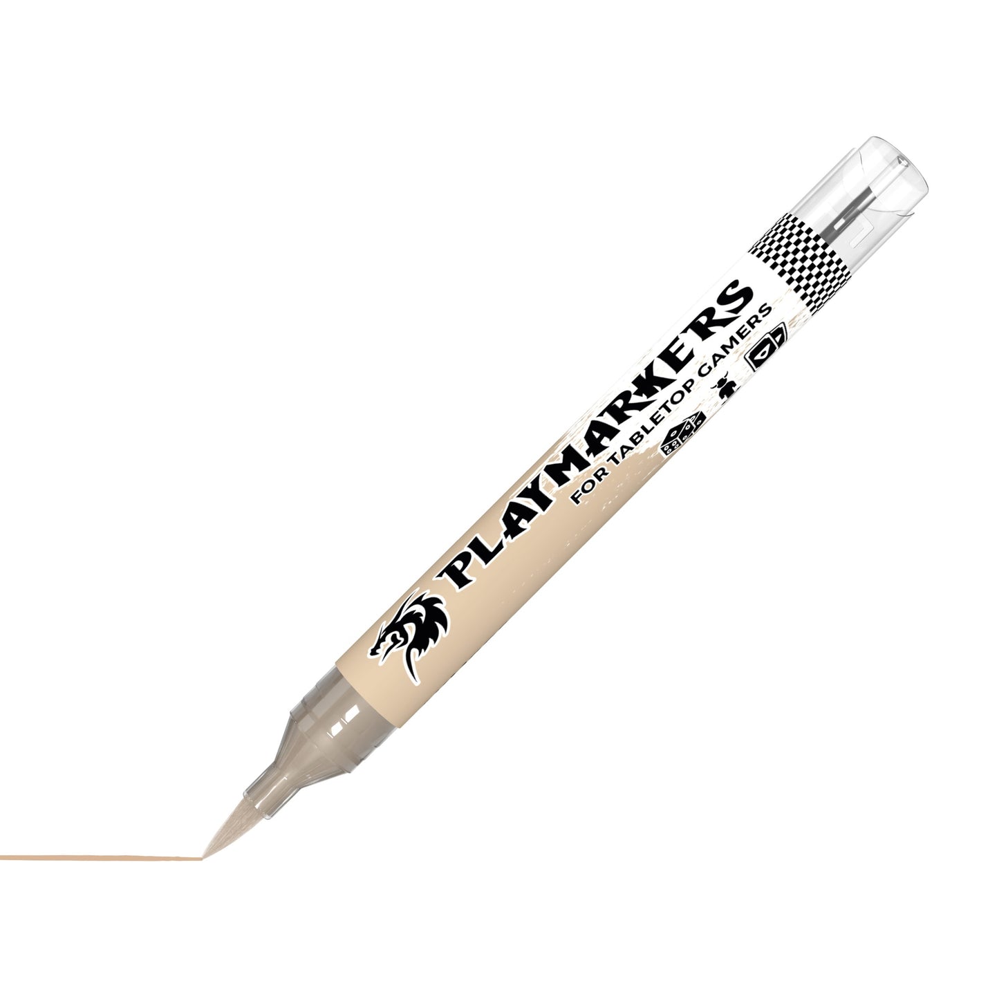 Dark Skin AKM008 AK Interactive Playmarker - ciepły beżowo-brązowy odcień skóry marker akrylowy do figurek Warhammer i gier tabletop - AK Interactive
