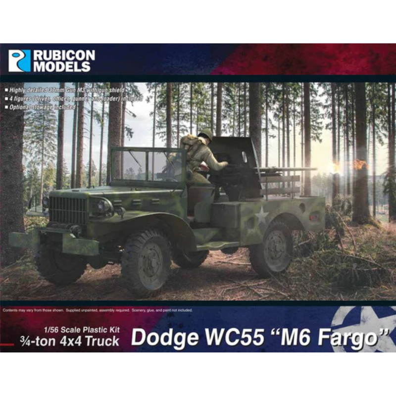 Dodge WC55 M6 Fargo GMC – model do Bolt Action, Rubicon Models, widok ogólny