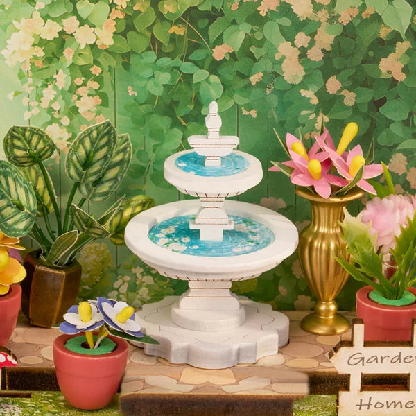 Szklarna Green Fountain Garden Rolife DS049 – pudełko zestawu Mini Store z informacjami o produkcie