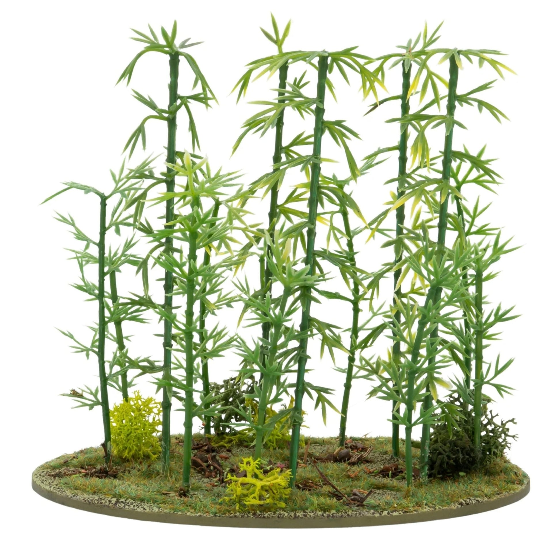 Japanese Bamboo Bushes – pudełko zestawu Warlord Games, plastikowe bambusy teren Pacyfiku, Bolt Action 28mm
