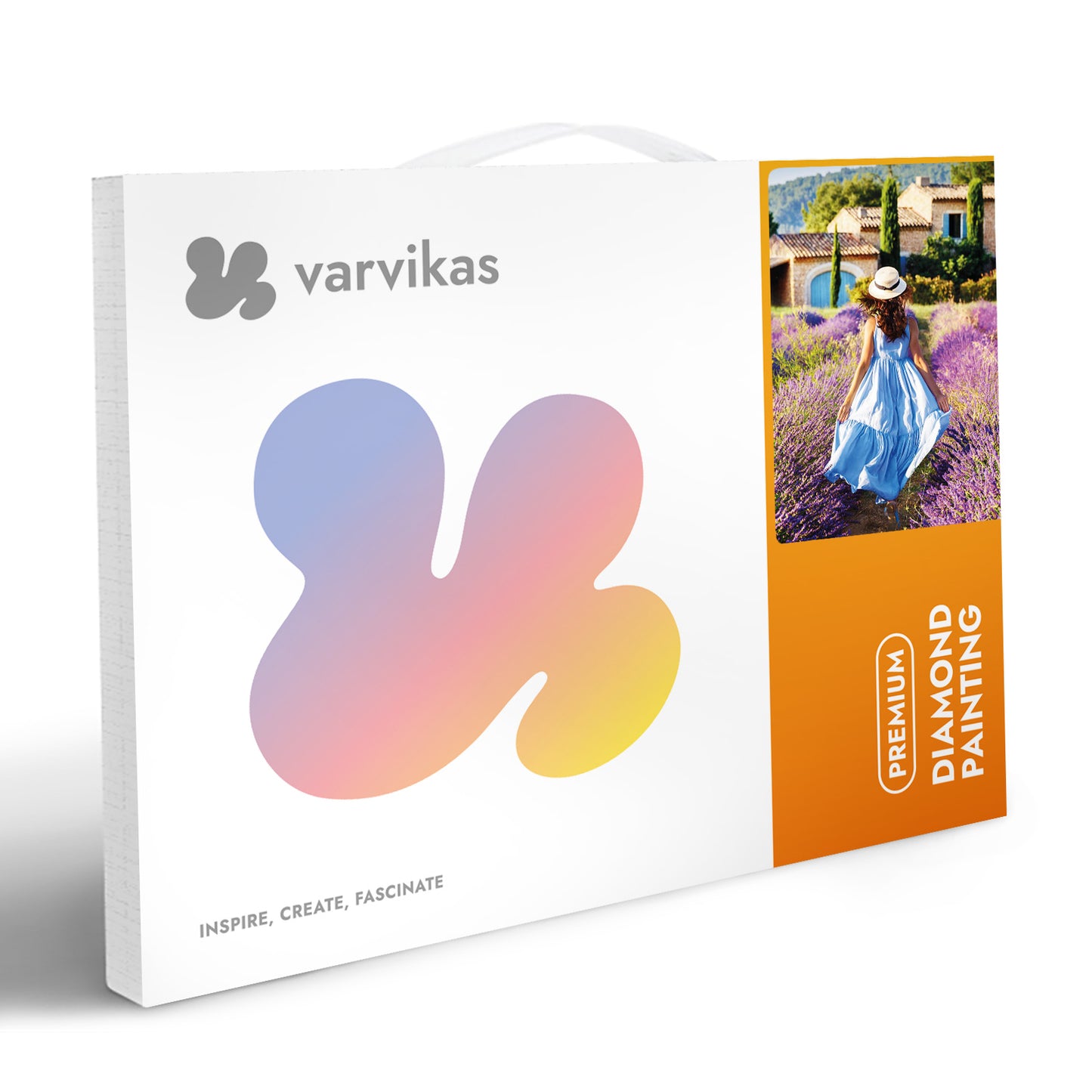 Ucieczka do Prowansji LE144e - pudełko zestawu premium Diamond Painting - Värvikas
