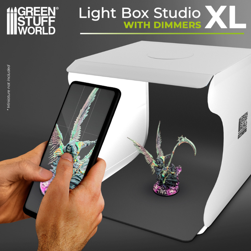 Lightbox Studio XL 3584 – Green Stuff World – otwarta apertura zenitalna do fotografii z góry, kompatybilna z aparatem