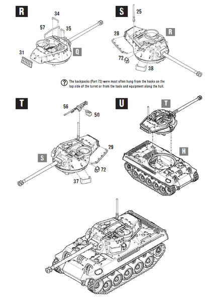 Instrukcja montażu M18 Hellcat strona 3 - montaż kompletny