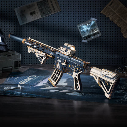 Karabinek M416 Carbine Justice Guard ROKR LQB02 – regulowana kolba z 4 pozycjami i mechanizmem resetowania
