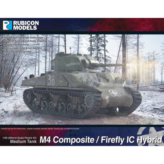 M4 Sherman Composite / Firefly IC Hybrid – Rubicon Models 280061, skala 1:56, Bolt Action WWII