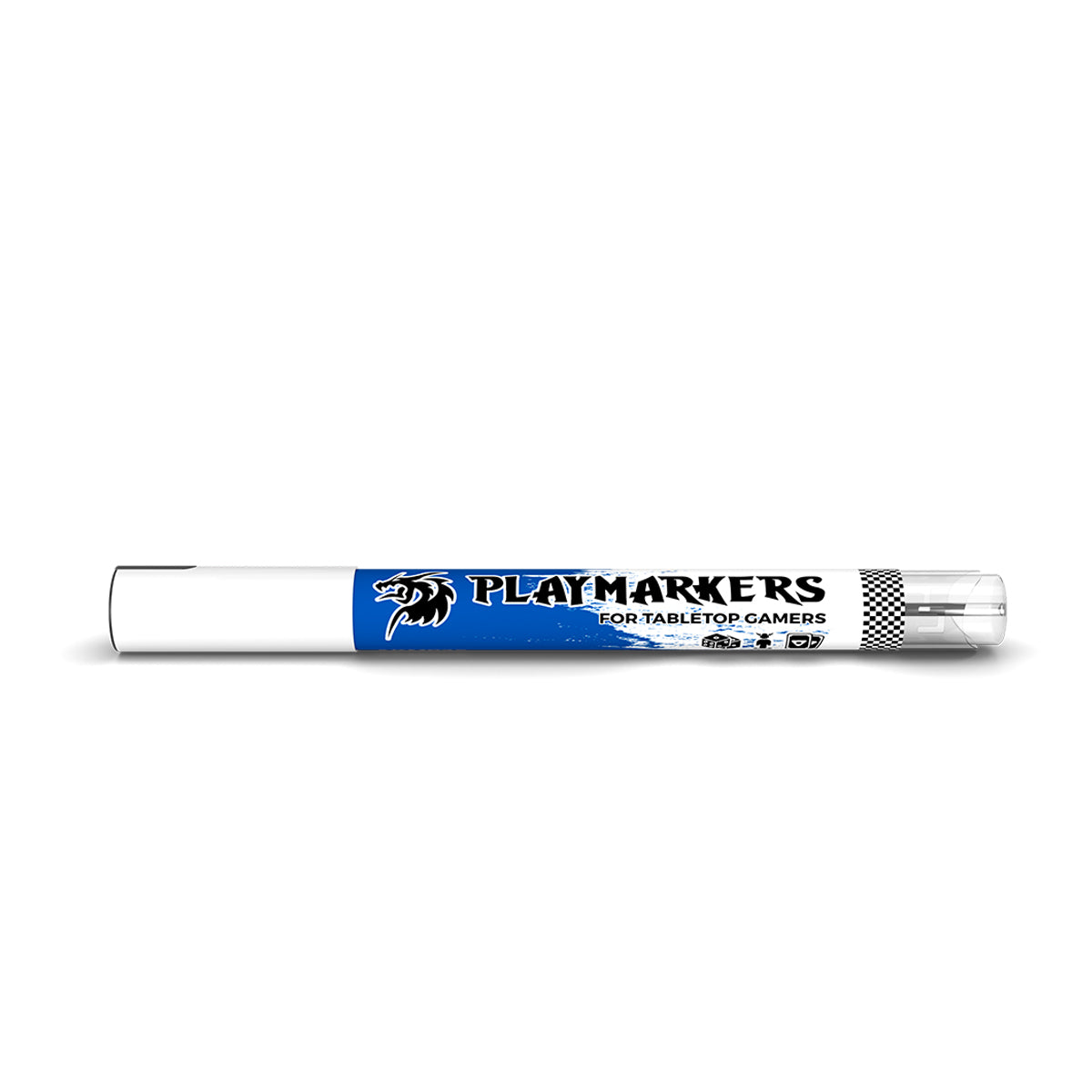 Medium Blue AKM026 AK Interactive Playmarker widok boczny - niebieski marker akrylowy Playmarkers for Tabletop Gamers - AK Interactive
