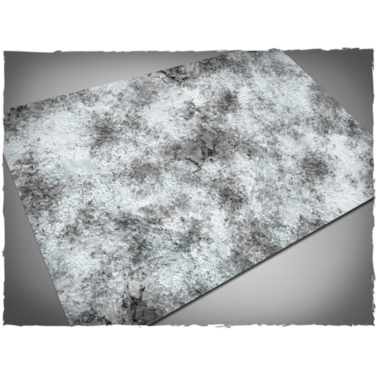 Mountains – Mata do gry 6x4 stopy Mousepad Deep-Cut Studio – śnieżny górski teren do Warhammer Age of Sigmar Kings of War Bolt Action
