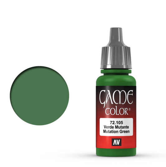 Vallejo Game Color Mutation Green 72.105 - intensywna zielona farba akrylowa 17ml do malowania mutantów i figurek fantasy - Vallejo