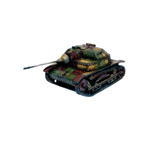 Polish TKS Tankette – model 28mm w kamuflażu trójkolorowym, widok z przodu i boku, Bolt Action Warlord Games
