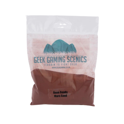 Base Ready Mars Sand Geek Gaming Scenics – torebka z czerwonobrązową mieszanką terenową do podstawek
