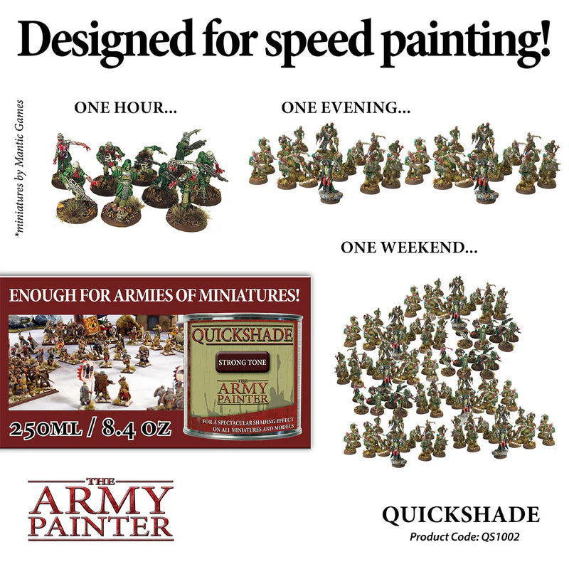 Quickshade Strong Tone - designed for speed painting: pomaluj armię w godzinę, wieczór lub weekend

