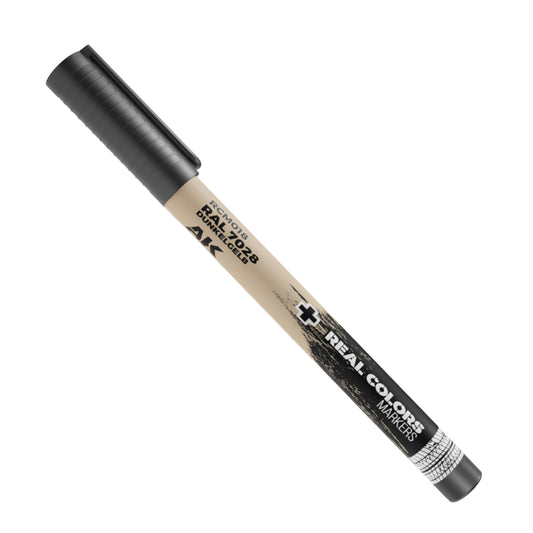 RAL 7028 Dunkelgelb RCM018 AK Interactive Real Colors Marker - ikoniczny piaskowożółty marker akrylowy do czołgów i pojazdów II WŚ - AK Interactive
