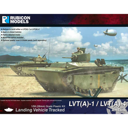 Rubicon Models LVT(A)-1 LVT(A)-4 AmTank – pudełko zestawu 1/56 28mm Bolt Action