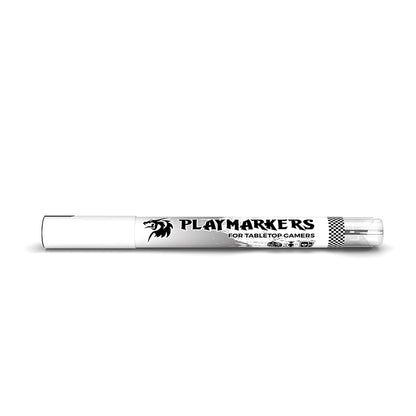 Silver AKM030 AK Interactive Playmarker widok boczny - metaliczny srebrny marker akrylowy Playmarkers for Tabletop Gamers - AK Interactive
