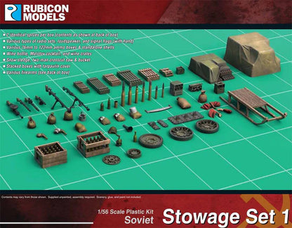 Soviet Stowage Set 1 – okładka pudełka, broń sowiecka, skrzynie amunicji i ekwipunek, 280117