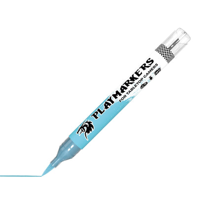 Sky Blue AKM027 AK Interactive Playmarker marker ukośnie z końcówką pędzelkową - błękitny marker akrylowy do figurek Warhammer i gier tabletop - AK Interactive
