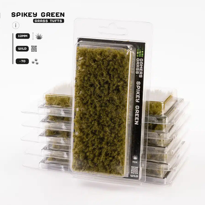 Spikey Green Gamers Grass - tufty 12mm opakowanie blister - Gamers Grass