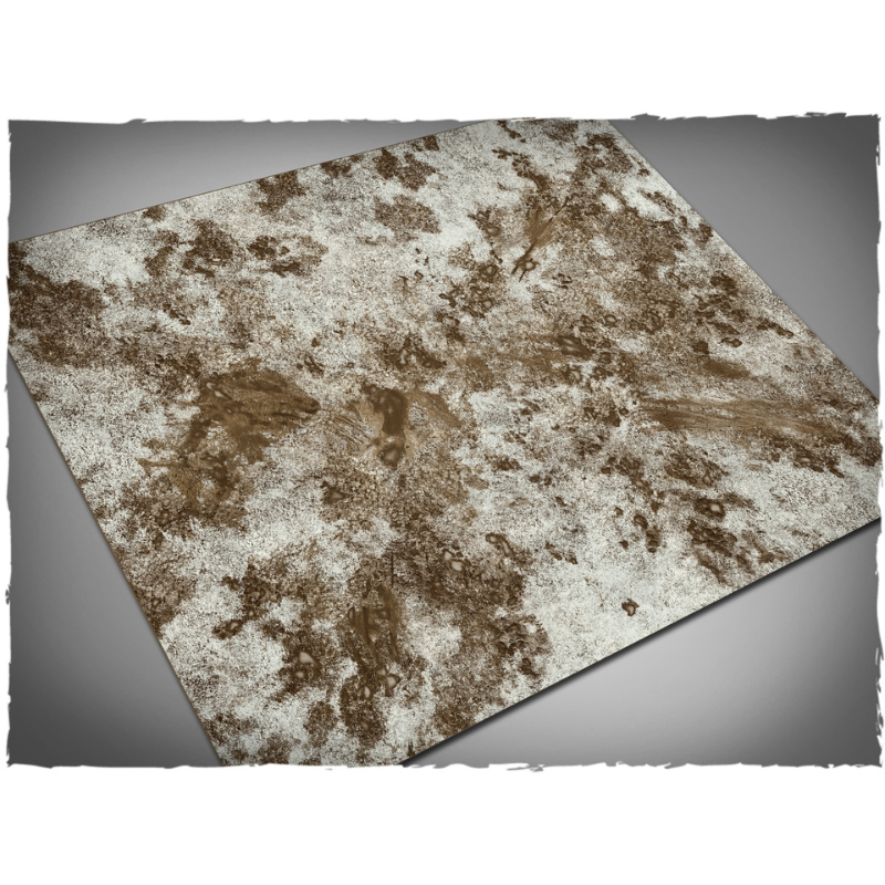 Stalingrad – Mata do gry 6x4 stopy Mousepad Deep-Cut Studio – zimowy teren śnieg błoto do Bolt Action Flames of War
