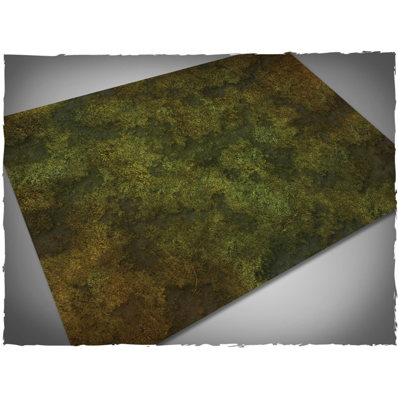 Swamp – Mata do gry 6x4 stopy Mousepad Deep-Cut Studio – widok ogólny bagnistego terenu do gier figurkowych
