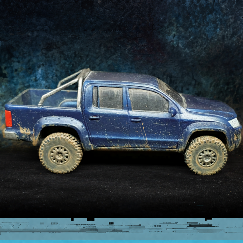 Technical Charlie Spectre Miniatures – nowoczesny pickup double cab z napędem terenowym, żywica 1/50
