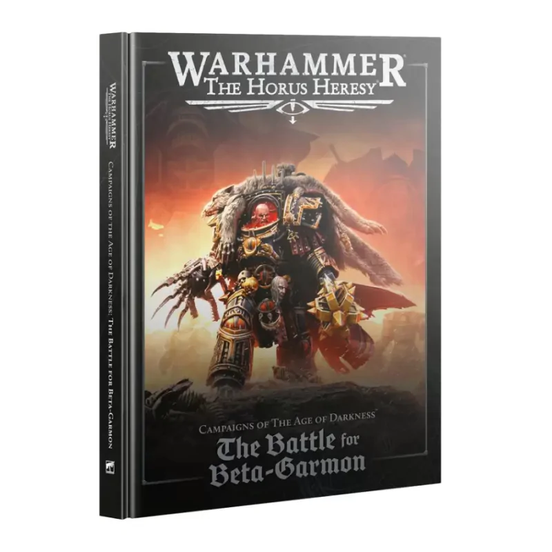 The Battle for Beta-Garmon – okładka suplementu kampanijnego Warhammer: The Horus Heresy, Games Workshop

