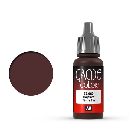 Vallejo Game Color Tinny Tin 72.060 - ciemnobrązowoczerwona farba akrylowa 17ml do malowania rdzy i figurek fantasy - Vallejo